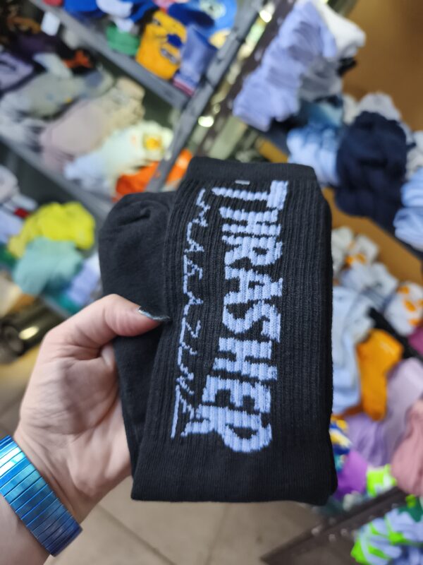 Media caña Thrasher negra