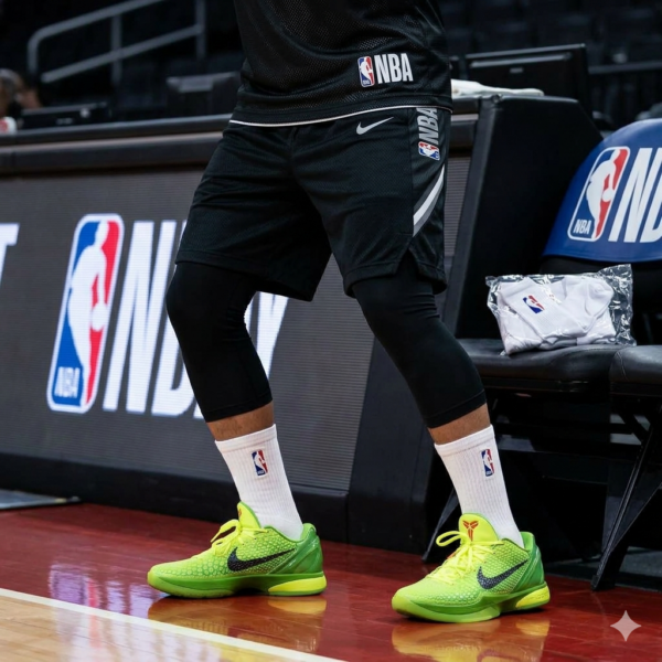 Media caña NBA blanca