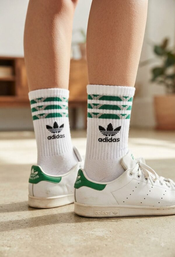 Tenis Adidas rayas verdes