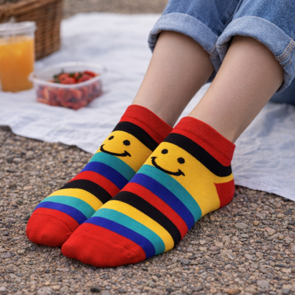 Soquete Caritas de colores