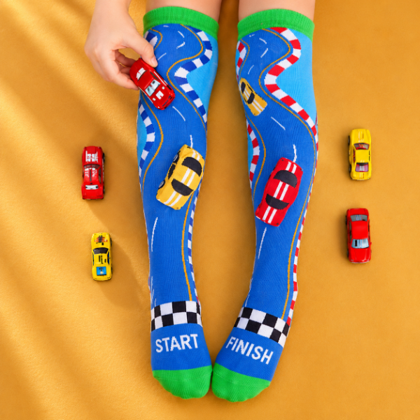 Medias 3d Infantiles Animadas Tridimensional Autos